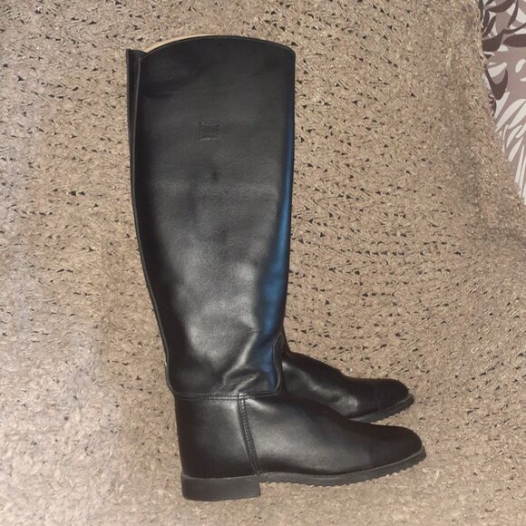 Vintage EQUESTRIAN/RIDING BOOT-USA-Essex Magic Feather-Black Leather-6.5-NWOB - Picture 5 of 9